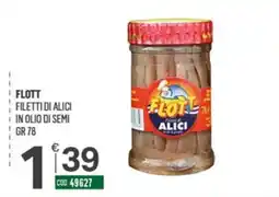 Tutto Risparmio Cash&Carry Flott filetti di alici offerta