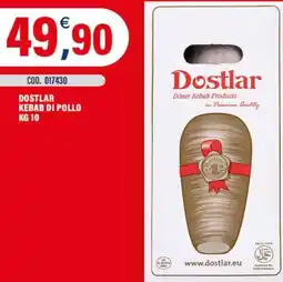 Adhoc Dostlar kebab di pollo offerta