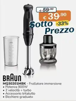 Al Pentolone Braun Frullatore immersione offerta