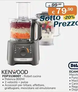 Al Pentolone Kenwood Robot cucina offerta