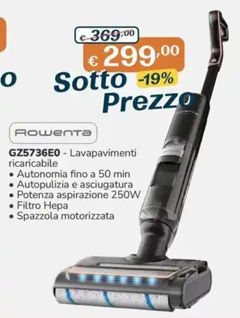 Rowenta Lavapavimenti ricaricabile