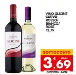 Despar Sicilia Vino Glicine Corvo offerta