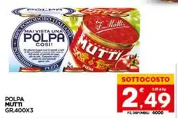 Despar Sicilia Polpa Mutti offerta