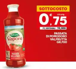 Despar Sicilia Passata vellutata Valfrutta offerta