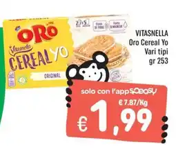 Rossotono Carrefour Vitasnella Oro Cereal Yo offerta