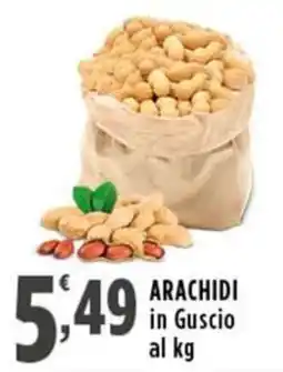 Rossotono Carrefour Arachidi in Guscio offerta