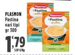 Rossotono Carrefour Plasmon Pastina vari tipi offerta