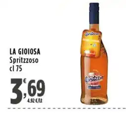 Rossotono Carrefour La gioiosa Spritzzoso offerta