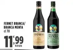 Rossotono Carrefour Fernet Branca/Branca Menta offerta