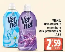 Rossotono Carrefour Vernel Ammorbidente concentrato offerta