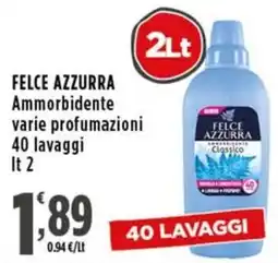 Rossotono Carrefour FELCE AZZURRA Ammorbidente offerta