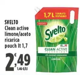 Rossotono Carrefour Svelto Clean active limone offerta