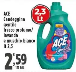 Rossotono Carrefour Ace candeggina gentile offerta