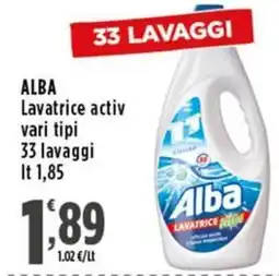 Rossotono Carrefour Alba Lavatrice activ offerta