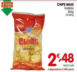 D'Ambros Chips Maxi Noi&Voi offerta