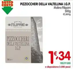 D'Ambros Pizzoccheri della Valtellina I.G.P. Molino Filippini offerta