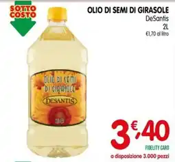 D'Ambros Olio di semi di girasole DeSantis offerta