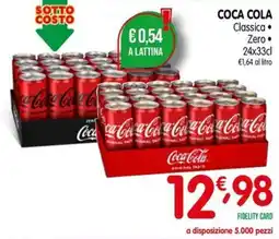 D'Ambros Coca Cola Classica Zero offerta