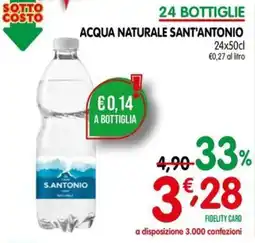 D'Ambros Acqua naturale Sant'Antonio offerta