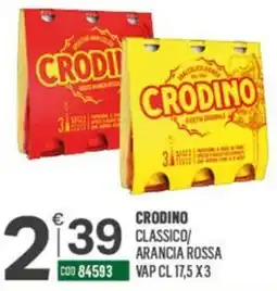 Tutto Risparmio Cash&Carry Crodino classico/arancia rossa offerta