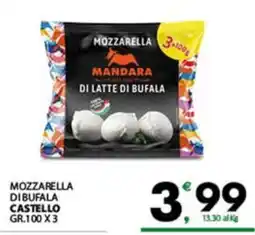 Despar Sicilia Mozzarella di bufala Mandara offerta
