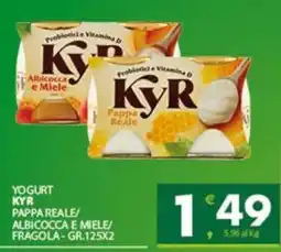 Despar Sicilia Yogurt Kyr Pappa Reale offerta