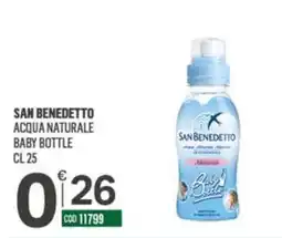 Tutto Risparmio Cash&Carry San Benedetto acqua naturale baby bottle offerta