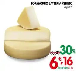 D'Ambros Formaggio Latteria Veneto a pezzi offerta