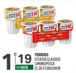 Tutto Risparmio Cash&Carry Ferrero Estathè classico offerta