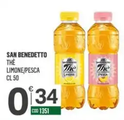 Tutto Risparmio Cash&Carry San Benedetto Thè Limone/Pesca offerta