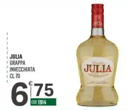 Tutto Risparmio Cash&Carry Julia grappa invecchiata offerta