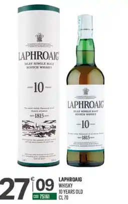 Tutto Risparmio Cash&Carry Laphroaig whisky 10 years old offerta