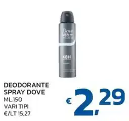 Ok Market Deodorante spray Dove Men+Care offerta