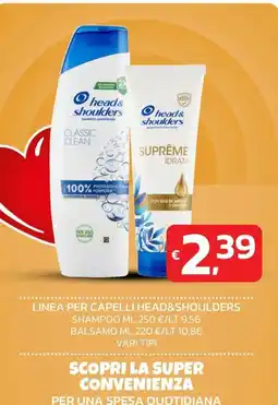 Ok Market Head & Shoulders Classic Clean Shampoo offerta