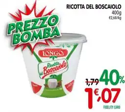 D'Ambros Ricotta del Boscaiolo Longo offerta