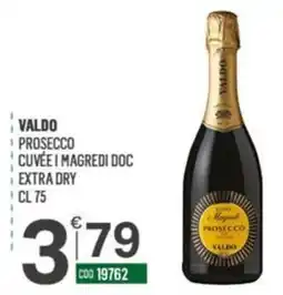 Tutto Risparmio Cash&Carry Valdo Prosecco Cuvée I Magredi Doc Extra Dry offerta
