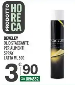 Tutto Risparmio Cash&Carry Develey olio staccante per alimenti offerta