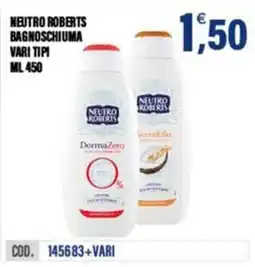Adhoc Neutro Roberts bagno schiuma offerta