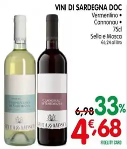 D'Ambros Vini di Sardegna DOC Sella e Mosca offerta