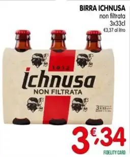 D'Ambros Birra Ichnusa non filtrata offerta