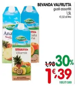 D'Ambros Valfrutta bevanda gusti assortiti offerta
