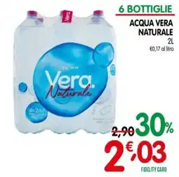 D'Ambros Acqua vera naturale Vera offerta
