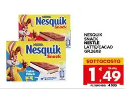 Despar Sicilia Nesquik Snack offerta