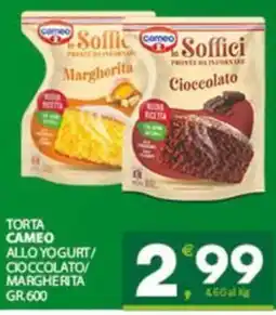 Despar Sicilia Torta Cameo allo yogurt / cioccolato / margherita offerta