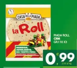 Despar Sicilia Casa della Piada la Roll offerta