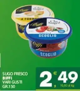 Despar Sicilia Sugo fresco Biffi vari gusti offerta