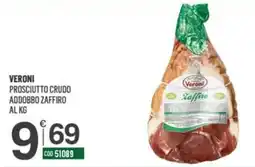 Tutto Risparmio Cash&Carry Prosciutto crudo addobbo zaffiro Veroni offerta