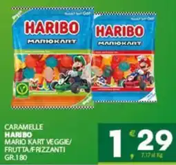 Despar Sicilia Caramelle Haribo Mario Kart Veggie/Frutta/Frizzanti offerta