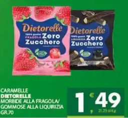 Despar Sicilia Caramelle Dietorelle morbide alla fragola/gommose alla liquirizia offerta