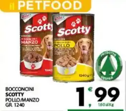 Despar Sicilia Bocconcini Scotty Pollo/Manzo offerta